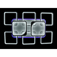 Люстра в зал или спальню светодиодная современная Splendid-Ray 2850234/6+2 LED (WHITE)