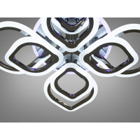 Cветодиодная люстра Diasha A8073/4+4BHR LED 3color dimmer 