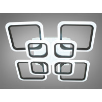 Светодиодные люстры в зал Diasha A8060/4+4BK dimmer-2.4G 