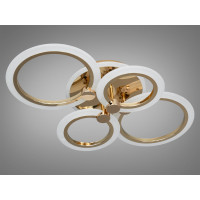 LED люстра в спальню 80W Diasha A8022/4GLED3colordimmer