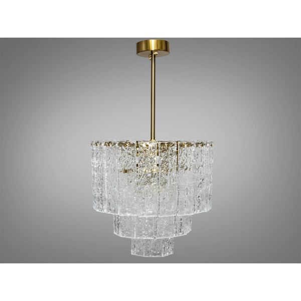 Дивовижна люстра підвіс зі скляними елементами на 5 ламп, бронза Diasha 816/400BR Дивовижна люстра підвіс зі скляними елементами на 5 ламп, бронза Diasha 816/400BR