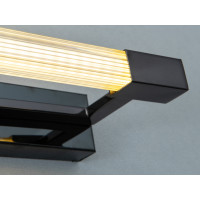 Настінний LED світильник Лофт чорний хром 7 Вт Diasha 9602/S
