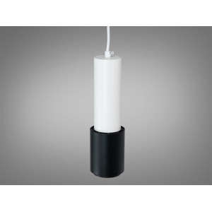 Підвісний світильник чорний GU10 одинарний Diasha QY-H1129W+B-L