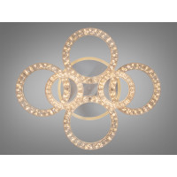 Стельова LED люстра кільця біла 120W пульт Diasha 5180/6WH