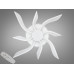 Стельова led люстра кільця з пультом, диммером, підсвіткою, 40W, біла Diasha 2480/4+4WHLED3colordimmer