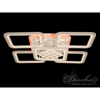 Потолочная светодиодная люстра с пультом Diasha A8190/4+1WH LED 3color dimmer 