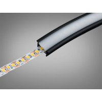 Гнучкий профіль для LED стрічки, накладний Diasha PLS-1210INBLACK