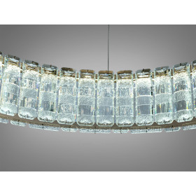 Підвісна люстра Diasha золото кришталь 68Вт LED Diasha 585/600G