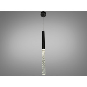 Сучасний світлодіодний світильник підвіс, 3W, чорний Diasha 3007/1BK