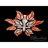 Унікальна LED люстра з пультом, підсвічуванням, 180 Вт, чорний Diasha 8028/8+4BKLED3colordimmer