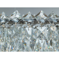 Світлодіодна люстра три кільця хром 66 Вт 11 м² Diasha 582/500CH