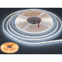 Адресна LED стрічка 24В, 120 діодів на метр, 8мм, теплий+холодний Diasha P24B-COB-624-CW+WW-20-8