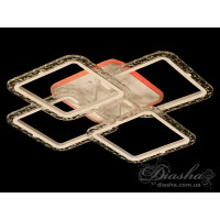 Стельова світлодіодна люстра з диммером 80W Diasha QX2519/4WHLED3colordimmer