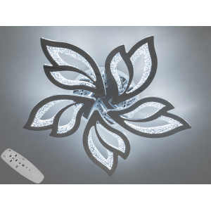 Светодиодная люстра с пультом 80W, хром Diasha 2455/5HRLED3colordimmer