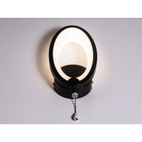Бра led настенный светильник Diasha 1673/1BK
