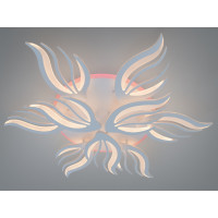 Стельова LED люстра з пультом 145 Вт біла 25 м² Diasha 2527/6+3WHLED3colordimmer