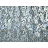 Кришталева LED люстра підвісна хром 104Вт 18м² Diasha 582/800CH