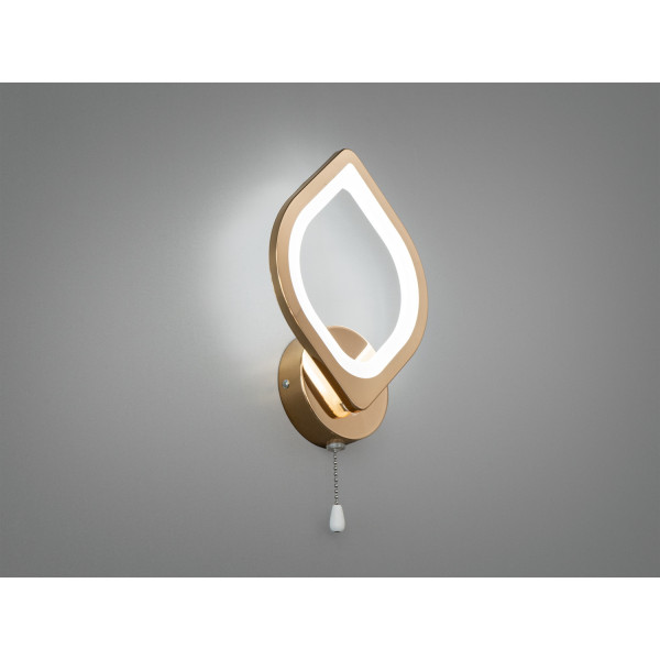 Настінне LED бра золото 17W три режими з шнурком Diasha 8073/1G