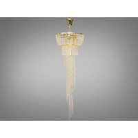 Современная хрустальная люстра каскад люстра Diasha FH012/400x1200G-2