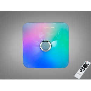 Стельова люстра LED біла 80 Вт RGB Bluetooth TUYA Diasha DB-8501A/500x500RGB+MP3