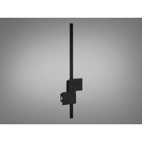 Стильний настінний світлодіодний лінійний світильник, 15W, чорний Diasha 1552/600BK