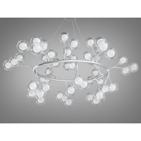 Декоративная люстра в зал 54 лампочкиочки Diasha Y889-54BSL