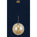 Светильник люстра подвесная в стиле лофт шар Levistella 9163430-1 BRZ+BR