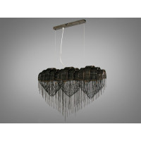 Люстра подвесная декоративная на 6 ламп E14 Diasha L25D5/L900BHR