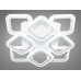 Люстра лед с пультом 80W Diasha AS8060/4+4