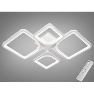Люстра стельова LED Diasha 8060 біла 60 Вт пульт Diasha 8060/2+2WH