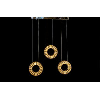 Подвесная светодиодная люстра кольца с хрусталем в стиле модерн Linisoln 7270-10 AF