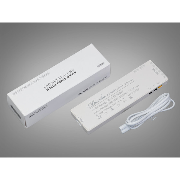 Тонкий керований блок живлення 24В, 100Вт, 8.33А Diasha PPF-SY-24v-100w