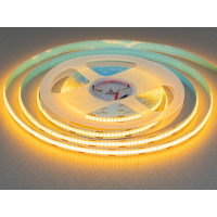 COB LED стрічка 12В, 320 діодів на метр, 8мм, жовтий Diasha P12-COB-320-GOLDEN-20-8