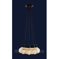 Люстра потолочная на 9 ламп Levistella 7527120-9 BK