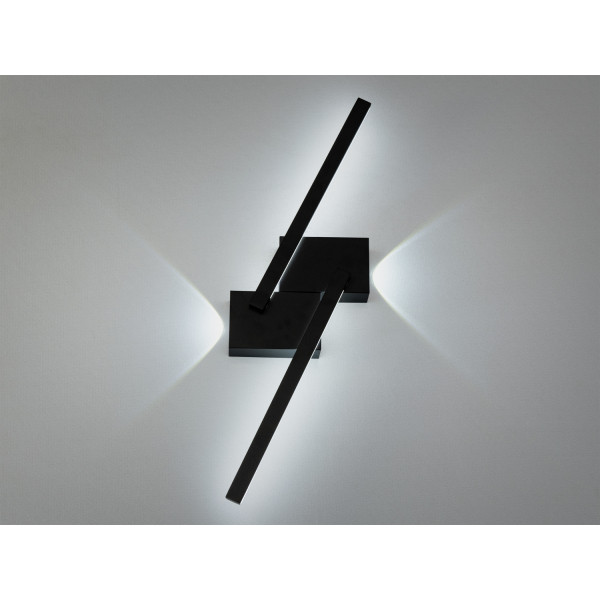 Естетично привабливе світлодіодне бра, 20W, чорний+білий Diasha Q3/600BK