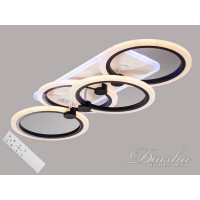Люстра в спальню светодиодная Diasha MX2374/2+2MCBKLED3colordimmer Люстра в спальню светодиодная Diasha MX2374/2+2MCBKLED3colordimmer