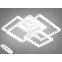Стельова світлодіодна люстра з пультом, діммером, 145W, біла Diasha 7002WHLED3colordimmer Стельова світлодіодна люстра з пультом, діммером, 145W, біла Diasha 7002WHLED3colordimmer