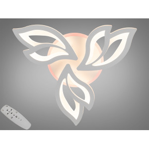 Сучасна LED люстра з пультом, дімером і підсвічуванням, 55W Diasha 8165/3WHLED3colordimmer