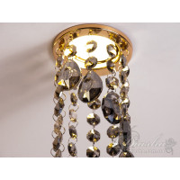 Точковий світильник із кришталевими підвісками Diasha 6013CGD-SM