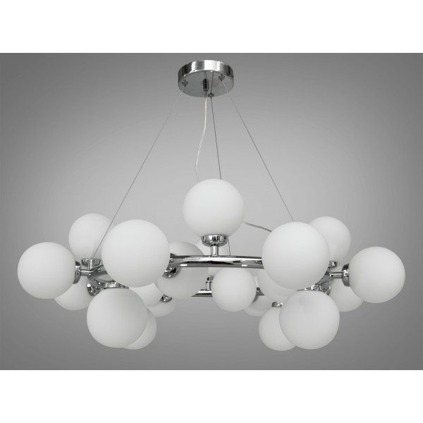 Люстра в зал хром Diasha LQ7063/20CH