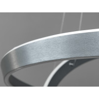 Гармонійна новинка, світлодіодна підвісна люстра на пульті, 260 Вт Diasha 5153/800+600+400GR