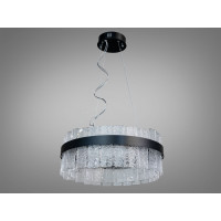 Високоефективна кришталева світлодіодна люстра підвіс, 110 Вт, бронза Diasha 817/500PB