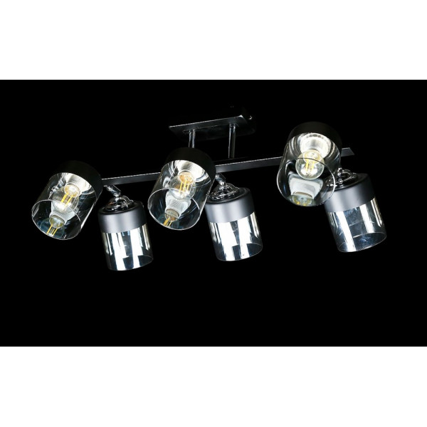 Люстра с плафонами  LGH10312/6 (BK+CR) Splendid-Ray
286343