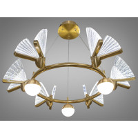 Стильна світлодіодна люстра підвіс для дитячої кімнати "Метелики", 50W Diasha YY8022-6G