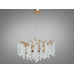 Підвісна люстра Гліцинія золото 58 см 8xE14 Diasha P8088/D600G Підвісна люстра Гліцинія золото 58 см 8xE14 Diasha P8088/D600G