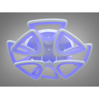 Лед люстра в спальню потолочная с пультом 150W Diasha S8118/4+4 LED 3color dimmer