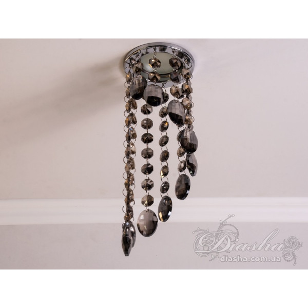 Точковий світильник із кришталевими підвісками Diasha 6013BCH-SM