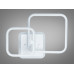 Стельова LED люстра Квадрати біла 85W димер Diasha 2525/2WHLED3colordimmer