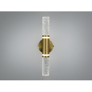 Настінне бра Diasha золото LED 6 Вт скло бульбашки Diasha 8149GD