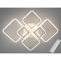 Біла стельова світлодіодна люстра смарт світильник, 105W Diasha A8160/6WH